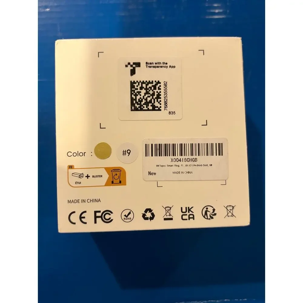 Lemolf Smart Ring Size 9, Gold